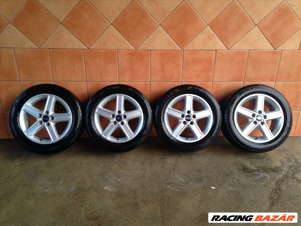 FORD 16" ALUFELNI 5X108 TÉLI 205/55R16 GUMIVAL OLCSÓN!!! 1. kép