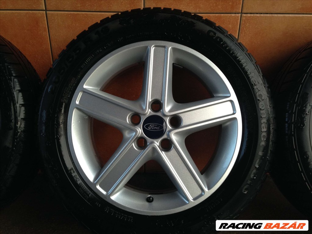 FORD 16" ALUFELNI 5X108 TÉLI 205/55R16 GUMIVAL OLCSÓN!!! 4. kép