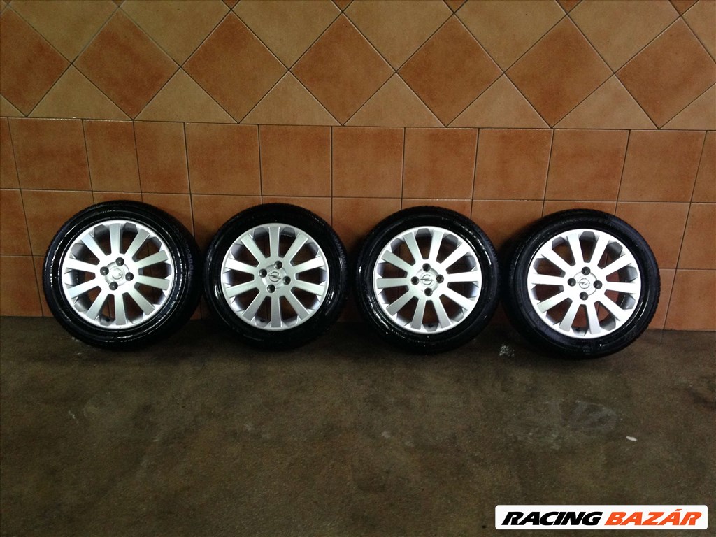 OPEL 16" ALUFELNI 4X100 TÉLI 195/55R16 GUMIKKAL OLCSÓN!!!!! 1. kép