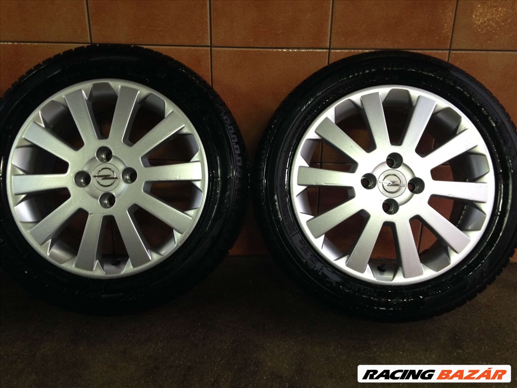 OPEL 16" ALUFELNI 4X100 TÉLI 195/55R16 GUMIKKAL OLCSÓN!!!!! 3. kép