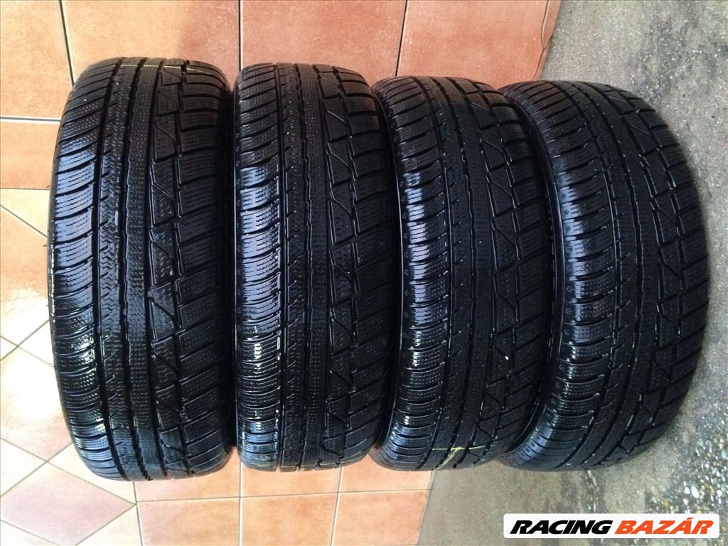 OPEL 16" ALUFELNI 4X100 TÉLI 195/55R16 GUMIKKAL OLCSÓN!!!!! 5. kép