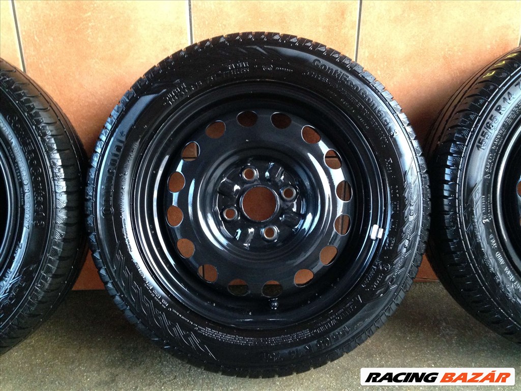 TOYOTA  AYGO 14" LEMEZFELNI 4X100 NYÁRI 155/65R14 GUMIKKAL OLCSÓN!!! 4. kép