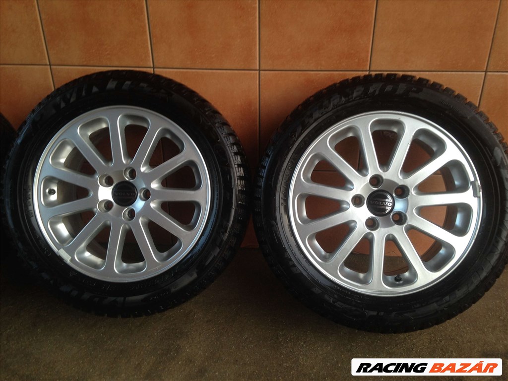 VOLVO 16" ALUFELNI 5X108 TÉLI 215/55R16 GUMIKKAL OLCSÓN!!!! 3. kép