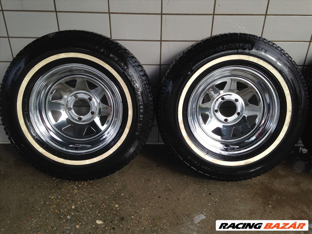 JEEP 15" KROMKERÉK 5X114,3 NÉGYÉVSZAKOS 225/75R15 GUMIKKAL OLCSÓN!!! 2. kép