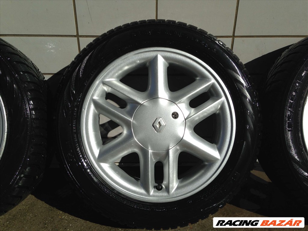 GYÁRI RENAULT 15" ALUFELNI 4X100 TÉLI 185/55R15 GUMIVAL OLCSÓN!! 4. kép