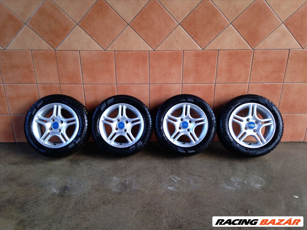 FORD 14" ALUFELNI 4X108 NYÁRI 185/55R14 GUMIKKAL OLCSÓN!!! 1. kép