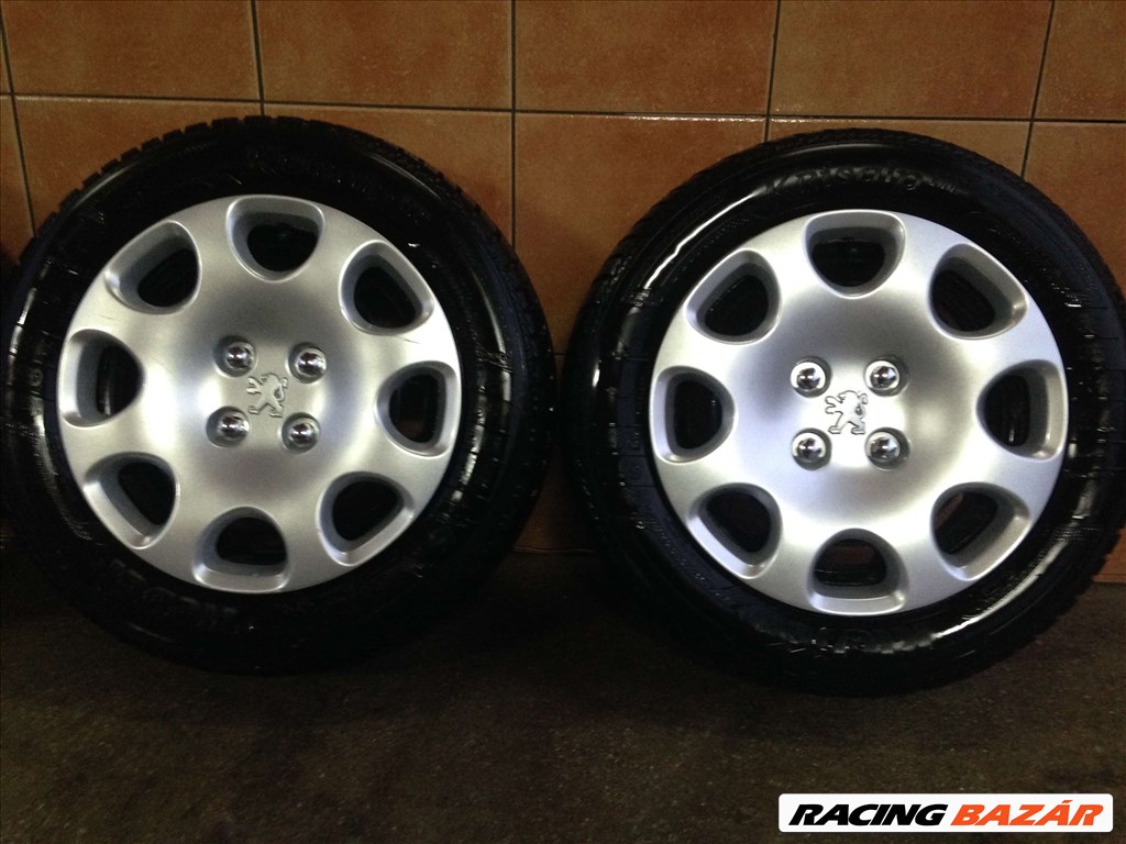 PEUGEOT 15" LEMEZFELNI 4X108 TÉLI 185/65R15 GUMIKKAL OLCSÓN!!!! 3. kép