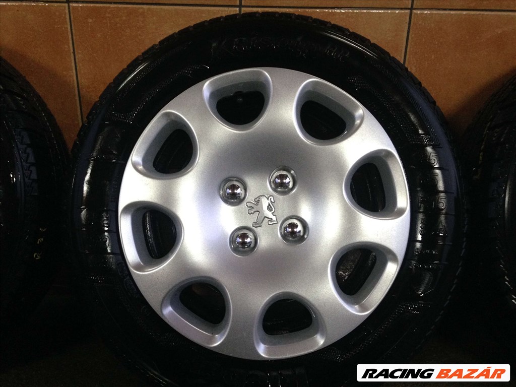 PEUGEOT 15" LEMEZFELNI 4X108 TÉLI 185/65R15 GUMIKKAL OLCSÓN!!!! 4. kép