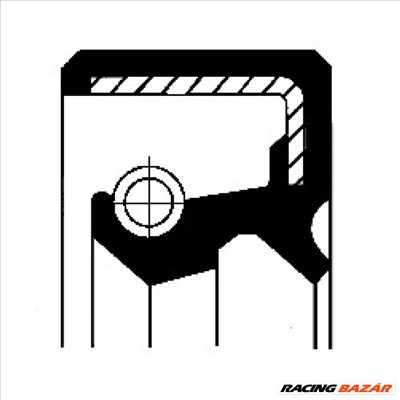 CORTECO 19027775B Differenciálmű szimmering - SUZUKI