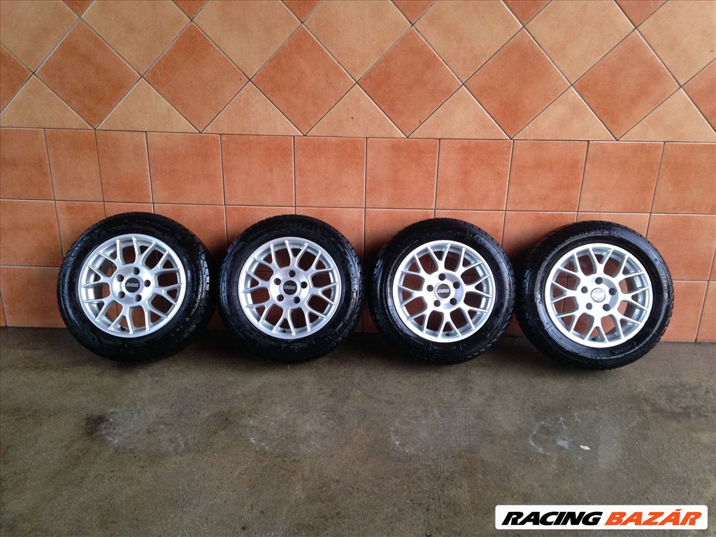 BBS 15" ALUFELNI 5X112 TÉLI 195/65R15 GUMIKKAL OLCSÓN!!!!! 1. kép