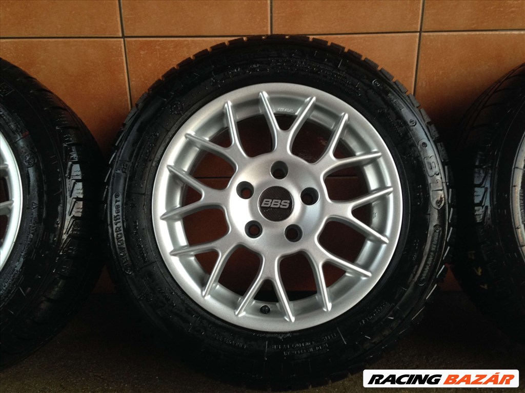 BBS 15" ALUFELNI 5X112 TÉLI 195/65R15 GUMIKKAL OLCSÓN!!!!! 4. kép