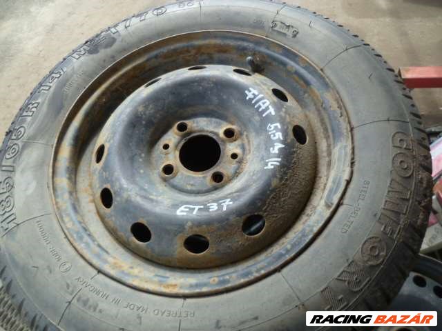    FIAT   4x98 lyukosztású 5,5JJ 14"  ET 37 használt lemezfelni   2 DB   3. kép