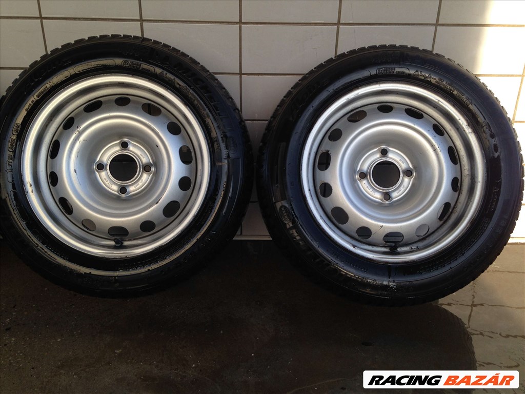 CITROEN 15" LEMEZFELNI 4X108 TÉLI 195/65R15 GUMIKKAL OLCSÓN!!! 3. kép