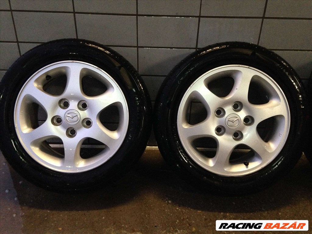 MAZDA 15" ALUFELNI 5X114,3 NYÁRI 195/55R15 GUMIKKAL OLCSÓN!!!! 2. kép