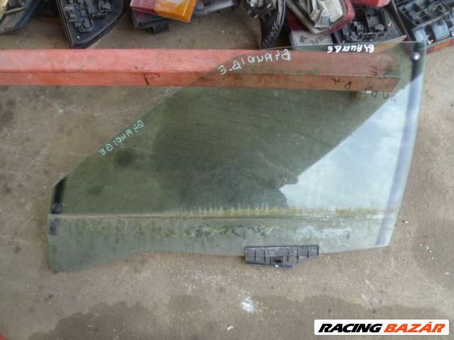 audi 80 b3-b4 bal első ajtó üveg 1. kép
