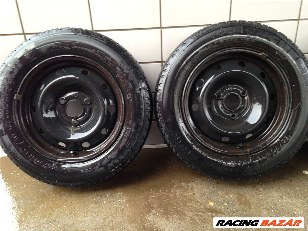 CITROEN SAXO 13" LEMEZFELNI 3X98 TÉLI 155/70R13 GUMIKKAL OLCSÓN!!! 2. kép