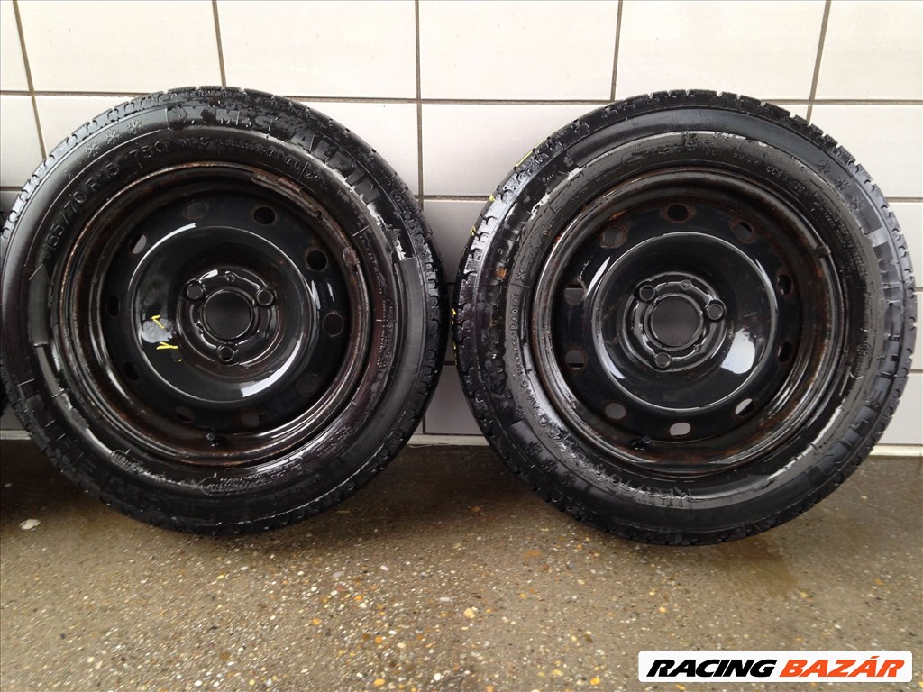 CITROEN SAXO 13" LEMEZFELNI 3X98 TÉLI 155/70R13 GUMIKKAL OLCSÓN!!! 3. kép