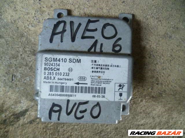 chevrolet aveo 2003 1,6 légzsákinditó BOSCH 1. kép