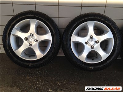 SUZUKI SWIFT 15" ALUFELNI 4X100 NYÁRI 185/60R15 GUMIKKAL OLCSÓN!!!