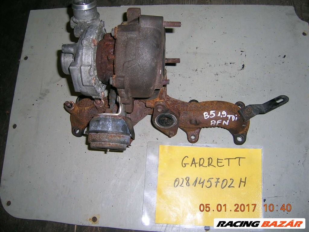 bontott turbó VW Passat B5 97-00, 1,9 TDI 110 le, AFN AVG 028145702H 1. kép