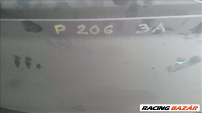 Peugeot 206 3 ajtós hátsó üveg, szélvédő csomagtér ajtó üveg