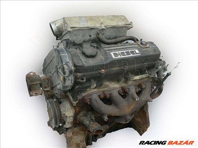 Opel Combo B 1992-2000 - motor, 15D, fűzött blokk, hengerfejjel, olajteknővel és olajpumpával, szelepfedél nélkül!
