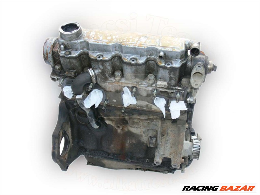 Opel Astra F 1991-2002 - motor, C14NZ, fűzött blokk, hengerfejjel, vezérműházzal, olajteknővel és olajpumpával 1. kép