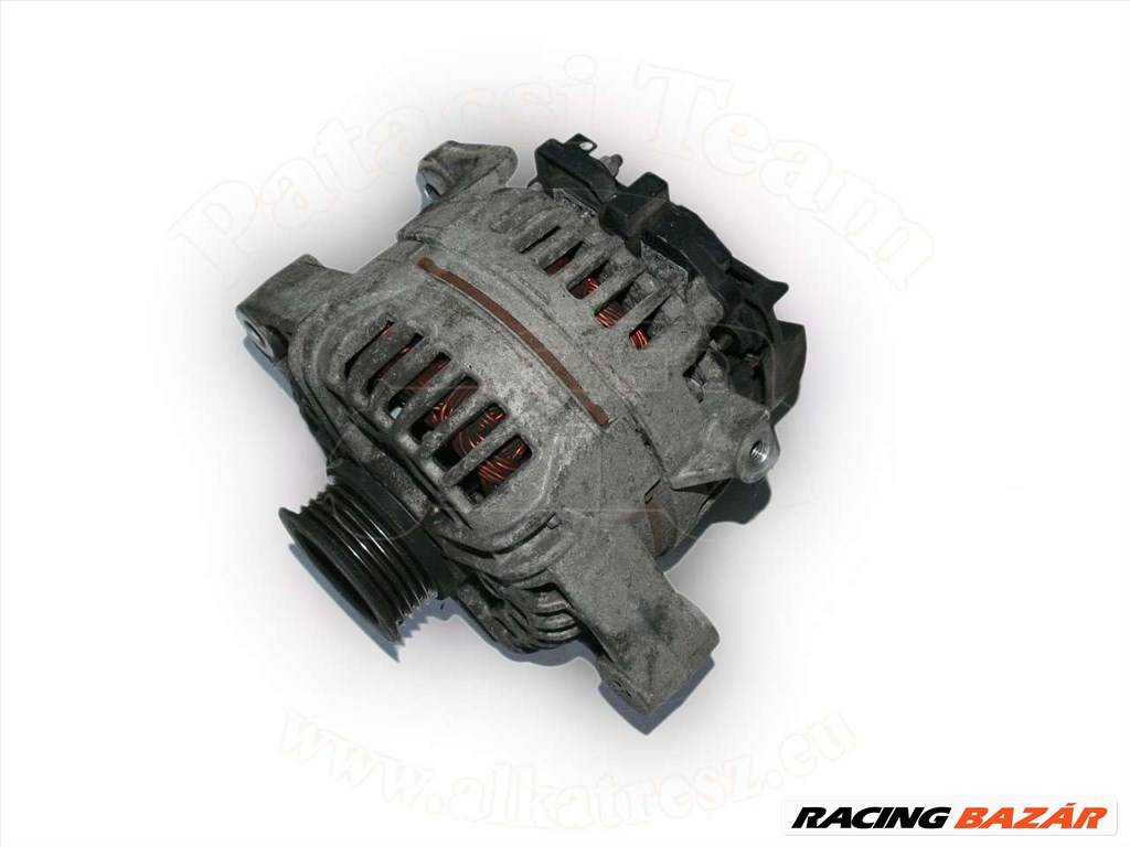 Opel Vectra C 2001-2008 - generátor, 12V 120A, BOSCH, (x/z)14,16,18,20(se/szr/xe/xe1/xel/xer/xev/yng), jelölés: YU/WX/UA/ZP 1. kép