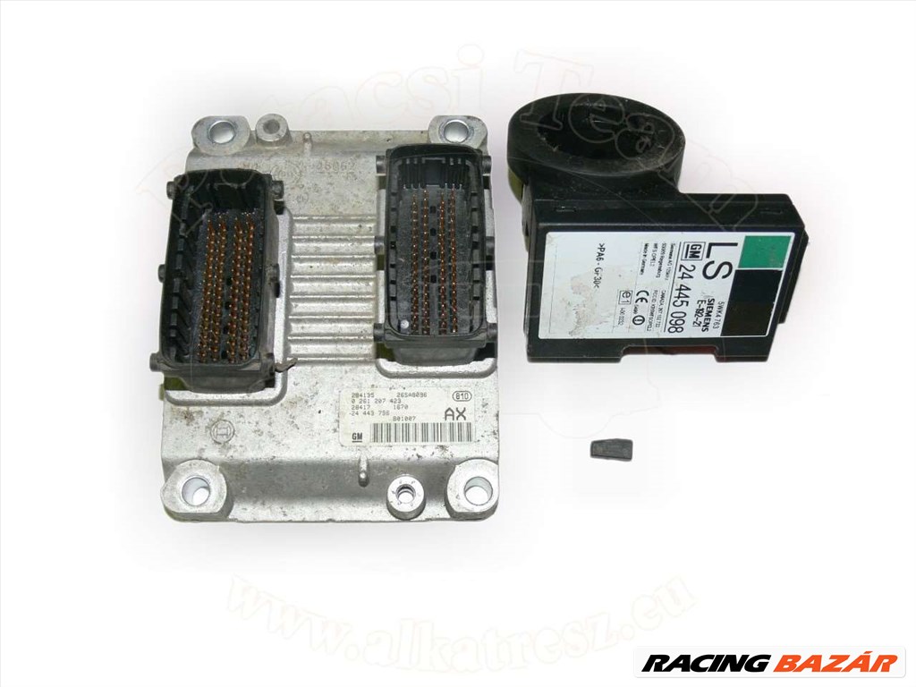 Opel Astra G 1997-2010 - vezérlőegység, motor, BOSCH, (z)10,12(xe), z20let, jelölés: AX, készlet 1. kép