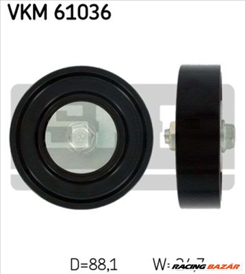 SKF VKM 61036 Generátor/klíma szíj vezetőgörgő - TOYOTA