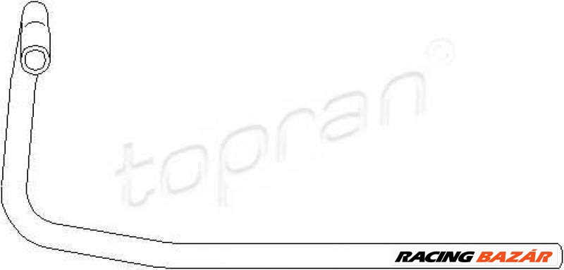 TOPRAN 104132 Hűtő vízcső - AUDI 1. kép