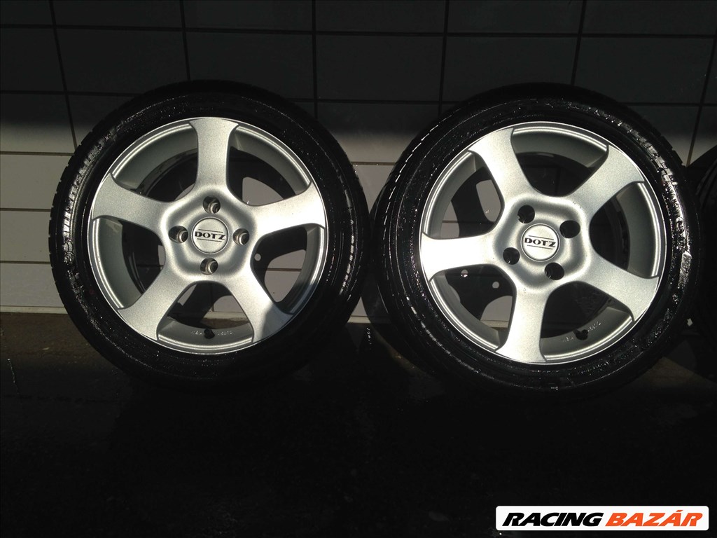 DOTZ 15" ALUFELNI 4X108 NYÁRI 195/50R15 GUMIKKAL OLCSÓN!!! 2. kép