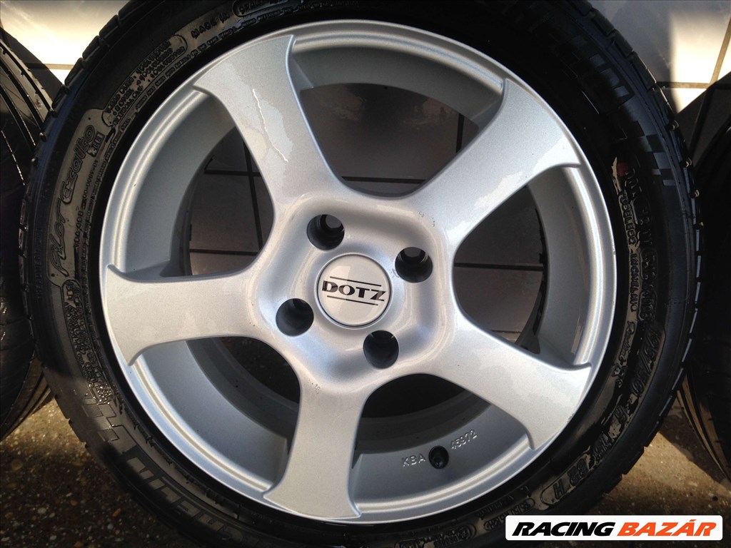 DOTZ 15" ALUFELNI 4X108 NYÁRI 195/50R15 GUMIKKAL OLCSÓN!!! 4. kép