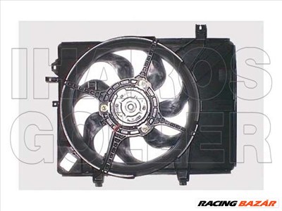 Hyundai Getz 2005-2009 - Hűtőventilátor kpl. (1.4 16V, 1.5crdi, 1.6 16V)