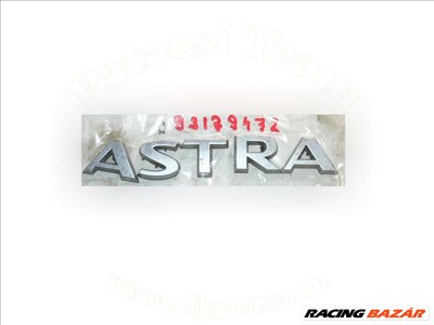 Opel Astra H 2003-2012 - felirat, csomagtérfedél, ASTRA