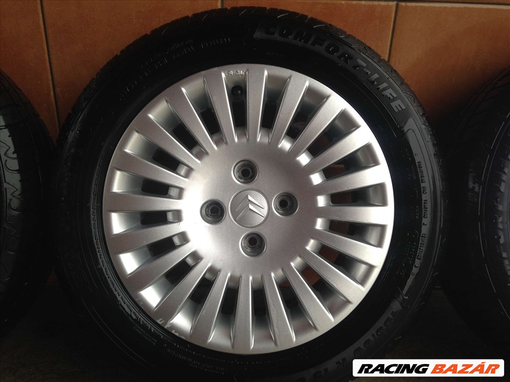 CITROEN  15" ALUFELNI 4X108 NYÁRI 185/60R15 GUMIKKAL OLCSÓN!!! 4. kép