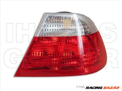 BMW 3 1998-2001 E46 - Hátsó lámpa üres jobb külső fehér/piros (Coupé)