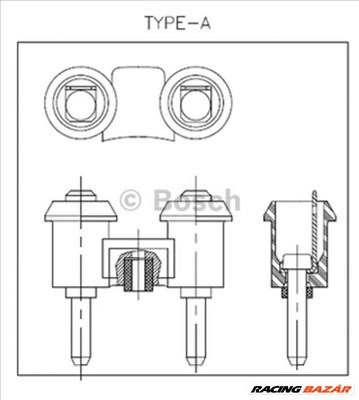 BOSCH 0986320111 Kürt/duda - VOLKSWAGEN, RENAULT, PEUGEOT