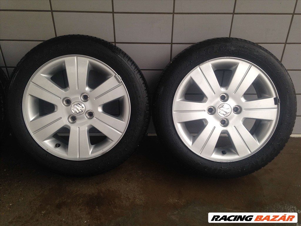 SUZUKI SWIFT 15" ALUFELNI 4X100 NYÁRI 175/60R15 GUMIKKAL OLCSÓN!!! 3. kép