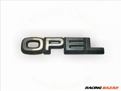 Opel Astra F 1991-2002 - felirat, csomagtérfedél, OPEL, króm/fekete