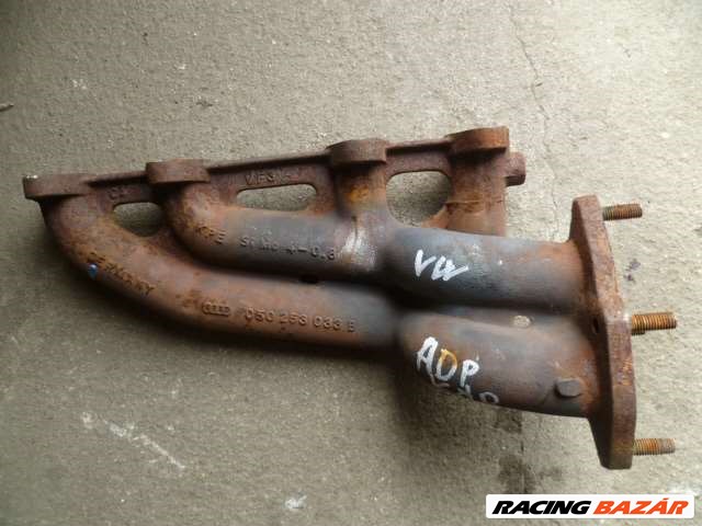 Audi a4 1,6 ADP kipufogóöntvény , repedt 050 253 033 B,, 3. kép