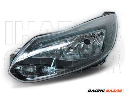 Ford Focus 2011-2014 - Fényszóró H1/H7 bal fekete h. (motorral) TYC