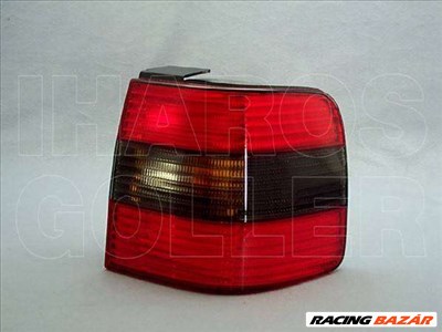 VW Passat 1993-1996 - Hátsó lámpa üres jobb kül. szürke/piros(Lim.)HELLA