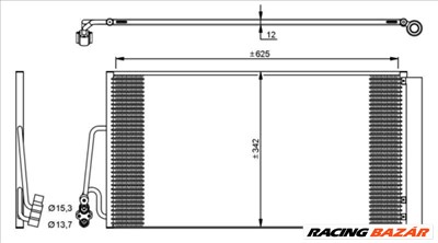 NRF 35898 Klímahűtő - MINI