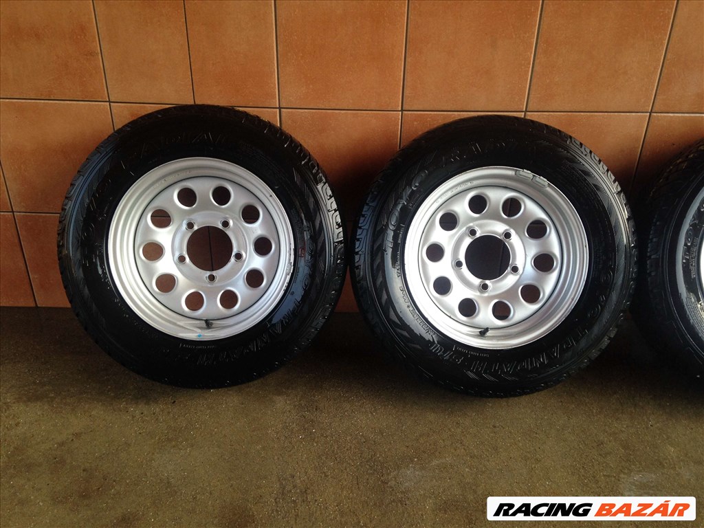 SUZUKI VITARA 15" LEMEZFELNI 5X139,7 NYÁRI  205/70R15 GUMIKKAL !!!! 2. kép