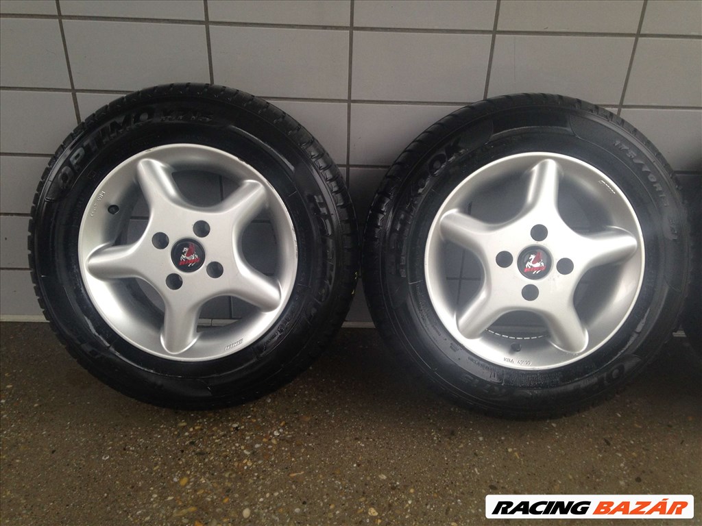 KING 13" ALUFELNI 4X100 NYÁRI 175/70R13 GUMIKKAL OLCSÓN!!! 2. kép