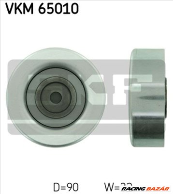 SKF VKM 65010 Generátor/klíma szíj vezetőgörgő - MITSUBISHI