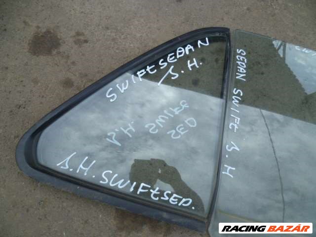 suzuki swift sedan 99 jobb hátsó ajtóüveg  ( LEJÁRÓ+ FIX ÜVEG  ) 2. kép