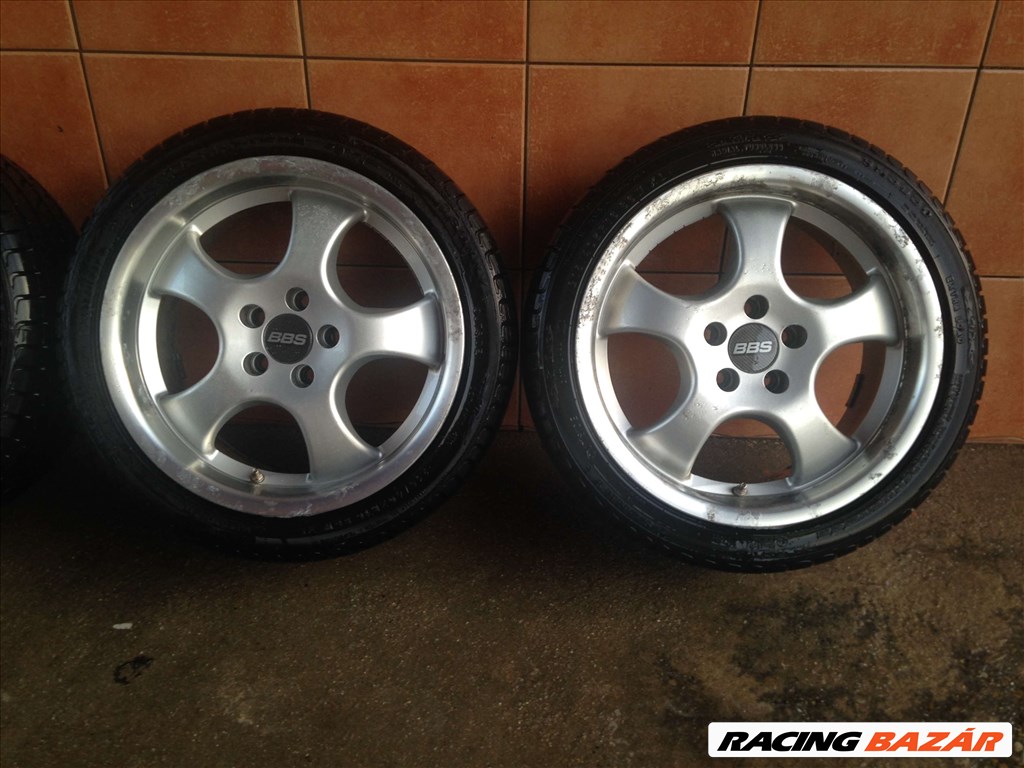 BBS 16" ALUFELNI 5X100 NYÁRI 215/40R16 GUMIKKAL OLCSÓN!!! 3. kép