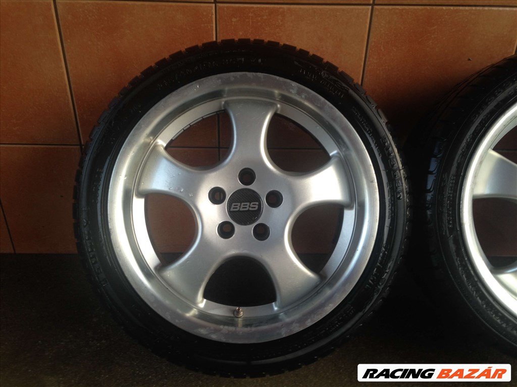 BBS 16" ALUFELNI 5X100 NYÁRI 215/40R16 GUMIKKAL OLCSÓN!!! 4. kép